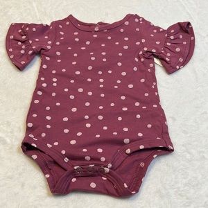 Grayson Mini Girls 0-3M 1 Pcs Onesie Body Suit | NWT | Purple